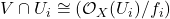 V\cap U_i\cong\Spec(\mathcal{O}_X(U_i)/f_i)